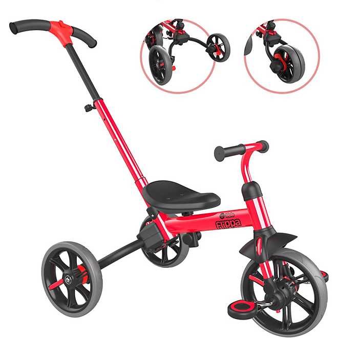 Yvolution Toddlers' Velo Flippa 4-in-1 Trike to Balance Bike