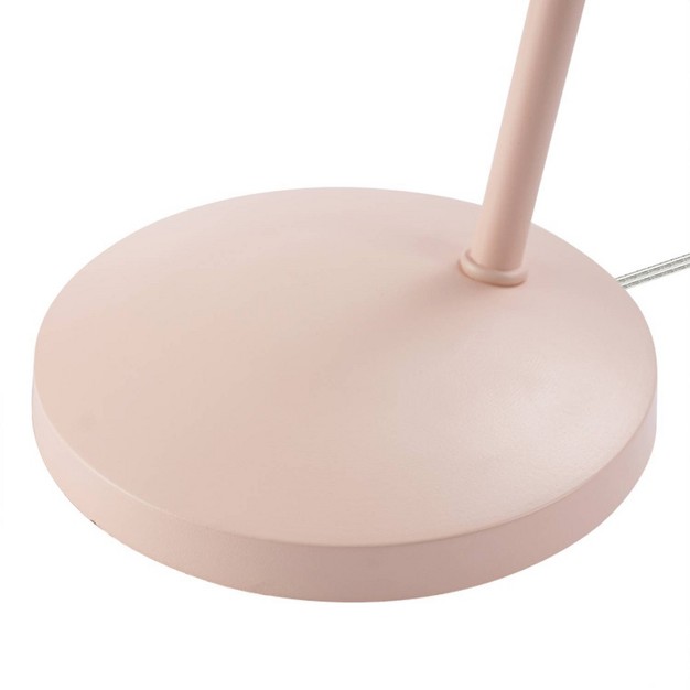 Harper Desk Lamp With Pivot Joint Matte Pink Globe Electric