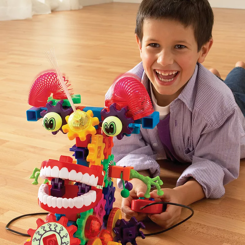 Learning Resources Gears! Gears! Gears! Wacky Wigglers Motorized Building Set