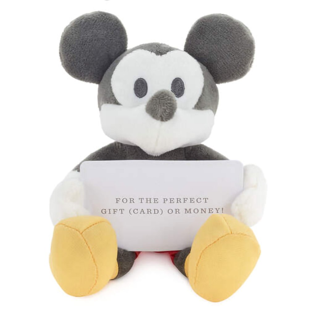 Hallmark  Disney Mickey Mouse Plush Gift Card Holder