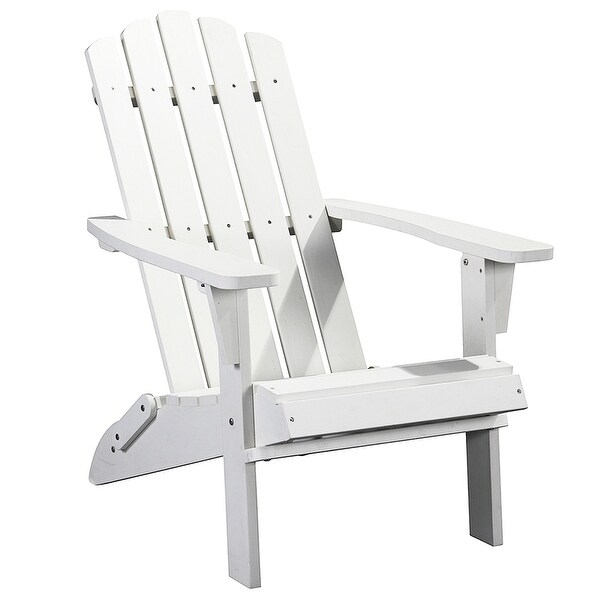 POLYTEAK Classic Collection Folding Adirondack Chair