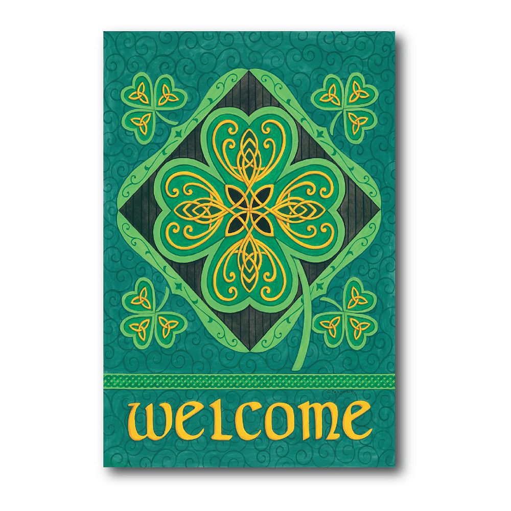 COURTSIDE MARKET Celtic Welcome Canvas Wall Art