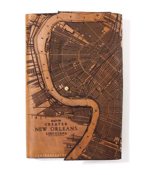 Leather Map Journals