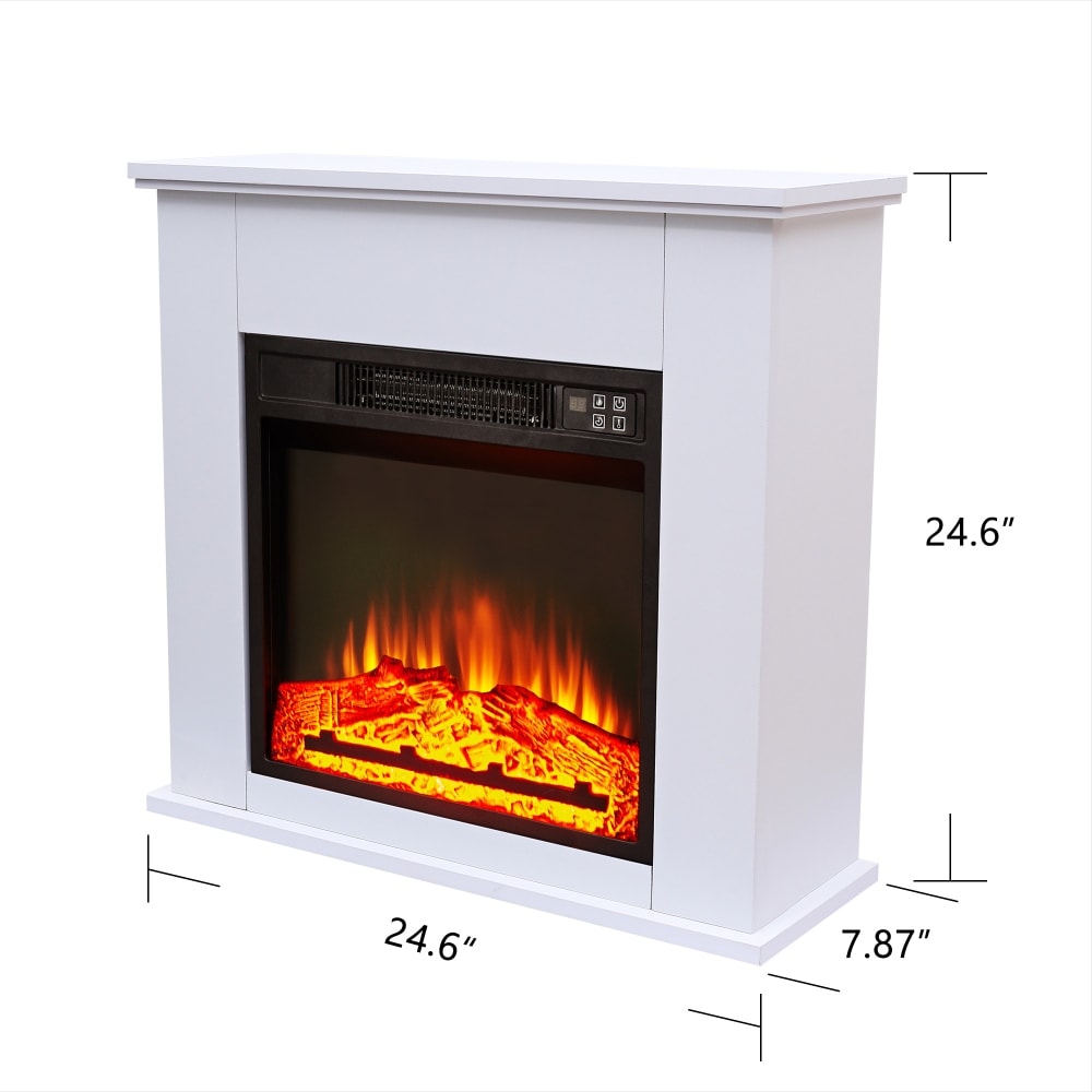 25 In. 1400W Freestanding Electric Fireplace with Remote Control