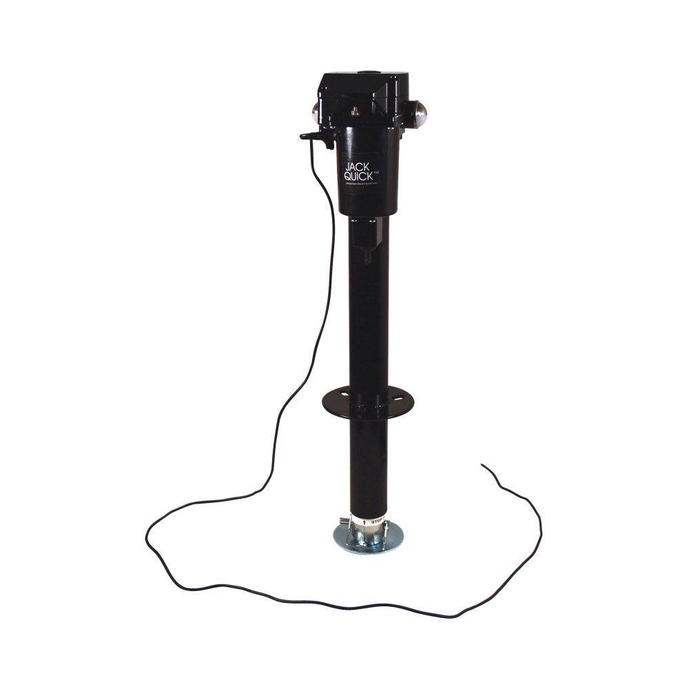 Quick Products 3250 Electric Tongue Jack in Black JQ-3000