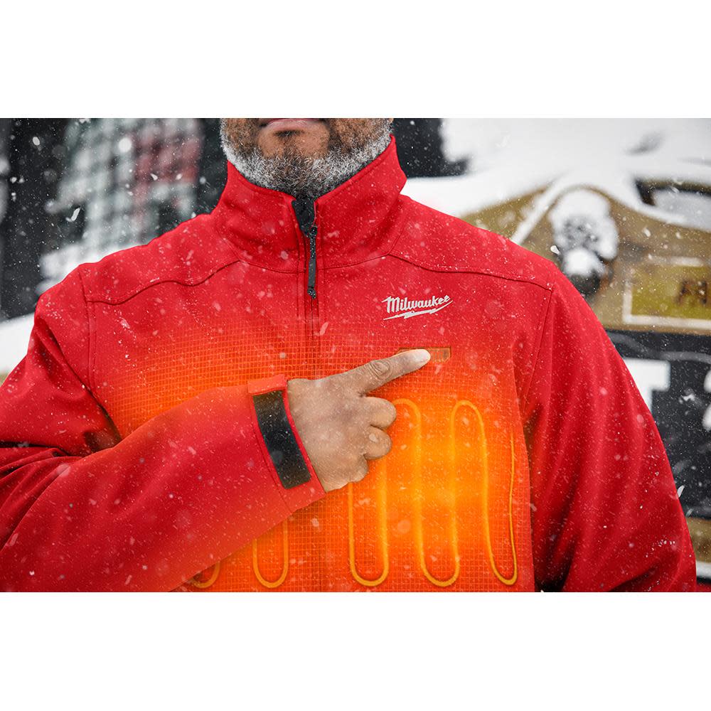 Milwaukee M12 Heated TOUGHSHELL Jacket Kit Red Small