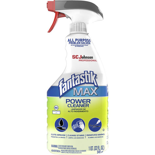 SC Johnson Fantastikandreg; MAX Max Power Cleaner | Spray， 32 fl oz (1 quart)， Clear | SJN323563