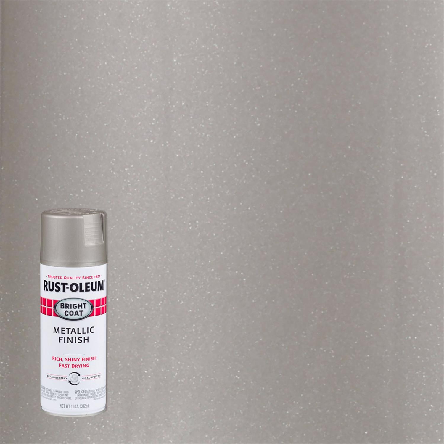 Rust-Oleum Stops Rust Aluminium Bright Coat Metallic Spray 11 oz