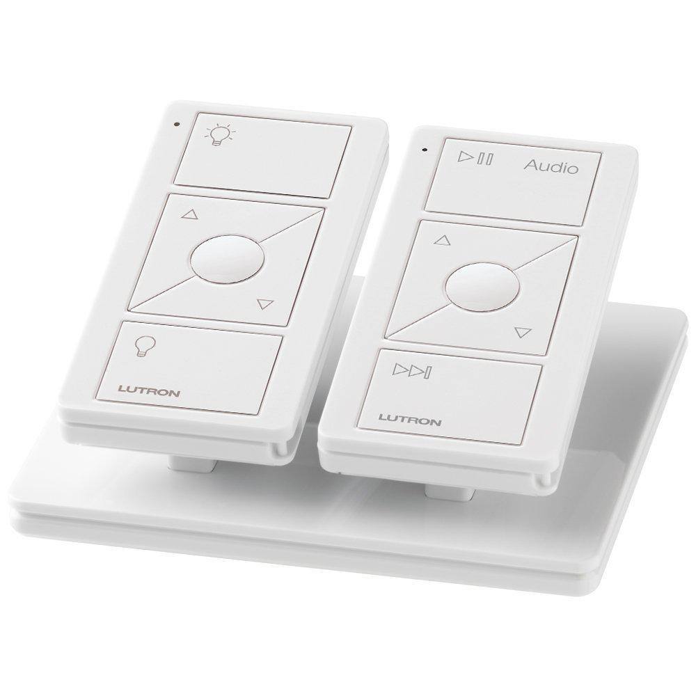 Lutron Pico Smart Remote for Audio Works with Sonos White (PJ2-3BRL-GWH-A02) PJ2-3BRL-GWH-A02