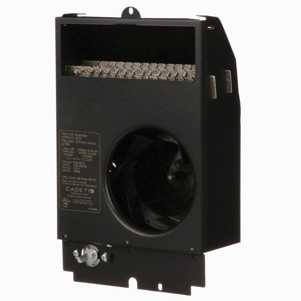 Cadet 120-volt 1500-watt Com-Pak In-wall Fan-forced Replacement Electric Heater Assembly with Thermostat CS151T