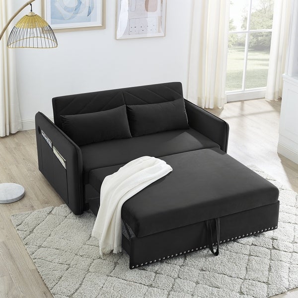 3-in-1 adjustable sleeper with pull-out bed