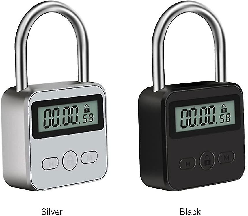 Smart Time Lock， 99 Hours Max Timing Lock With Lcd Display Multifunction Travel Electronic Timer