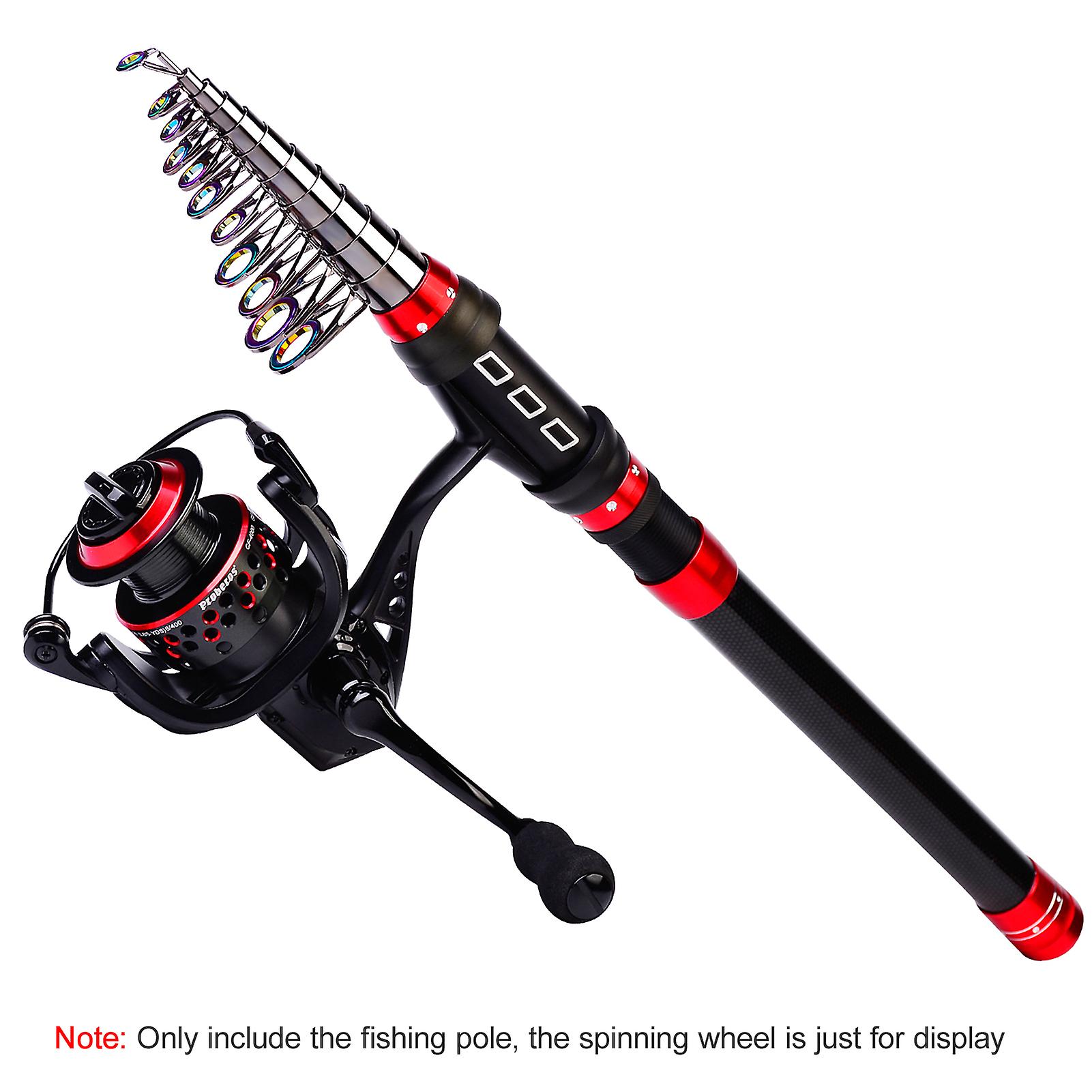 3.6 Meters Portable Fishing Rod Ultralight Fishing Pole Ceremic Guide Ring Fishing Rod Telescopic Carbon Fiber Fishing Pole