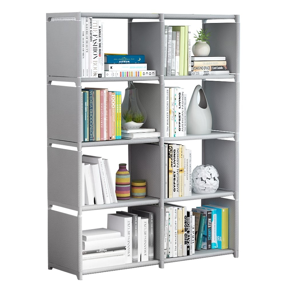 4/8/9 Cubes Organizer Book Shelf Office Storage Bookcase DIY Cabinet