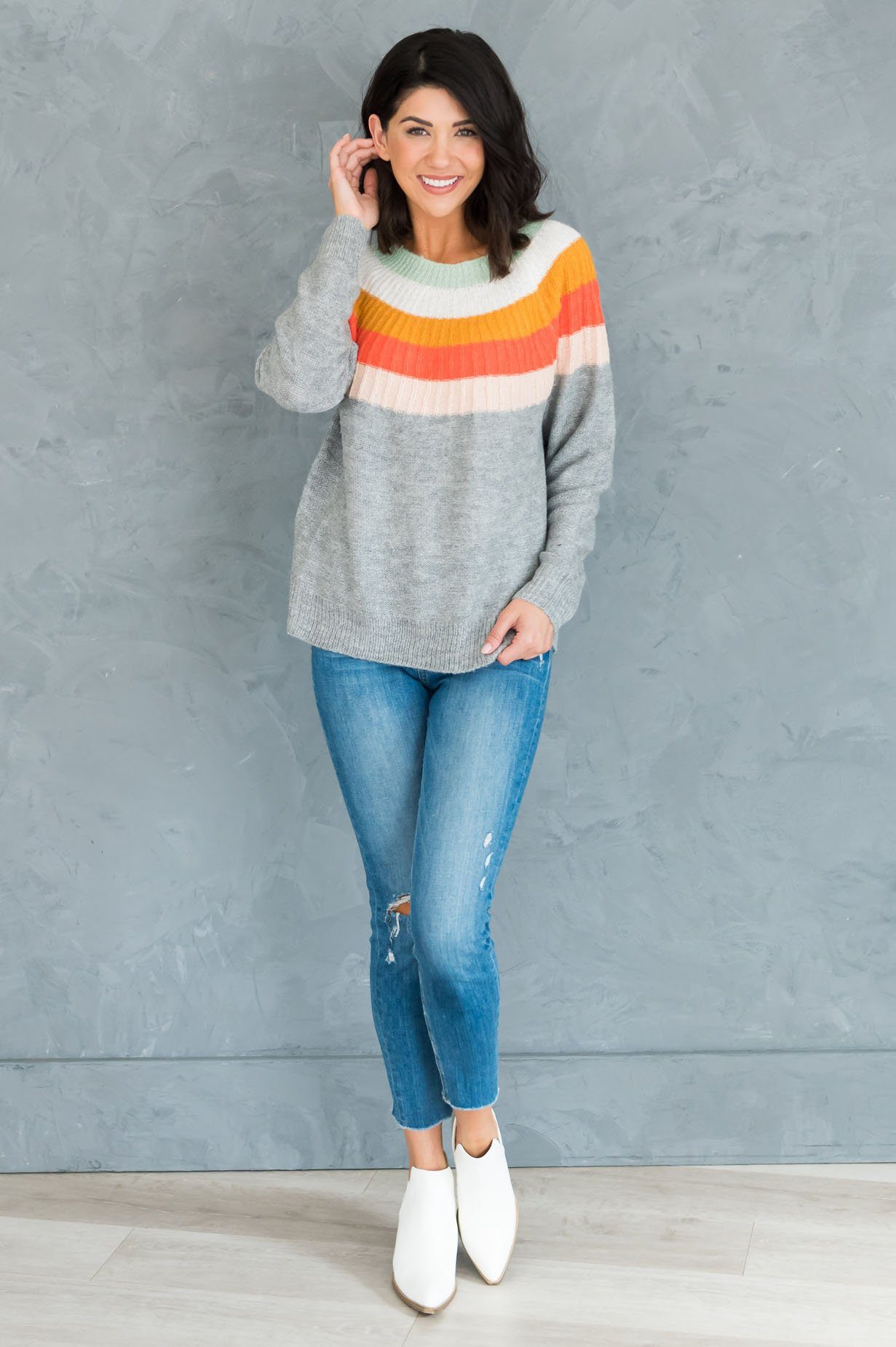 Ignite The Night Modest Sweater