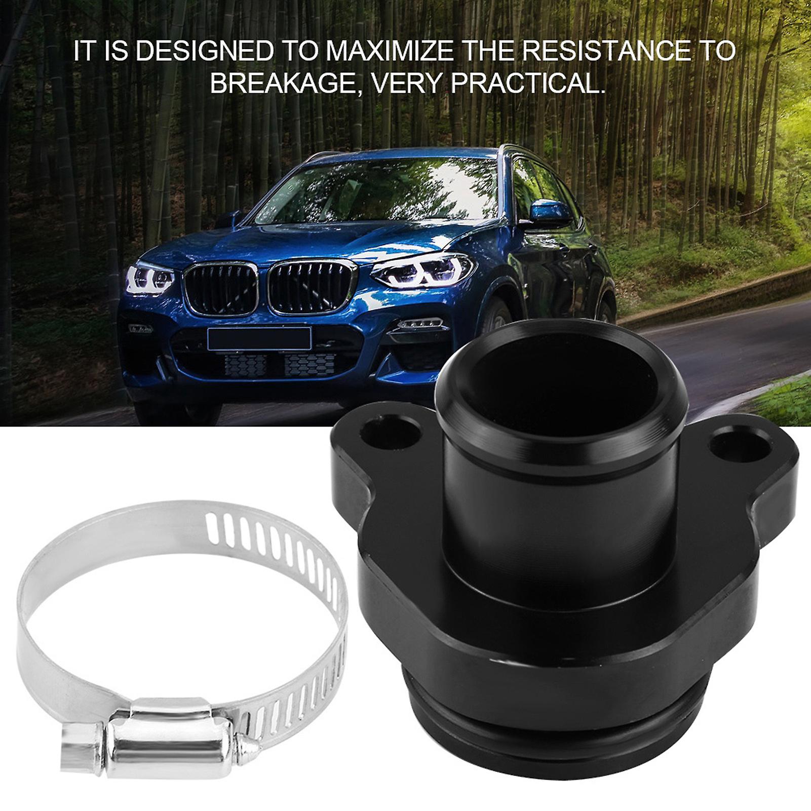 Aluminum Alloy Water Hose Fitting Replacement For 335i 11537541992 11537544638 (black)