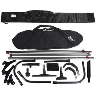 Cen-Tec 35 ft. High Reach Vacuum Attachment Kit with 3 Carbon Fiber Poles and Carry Bag 94753