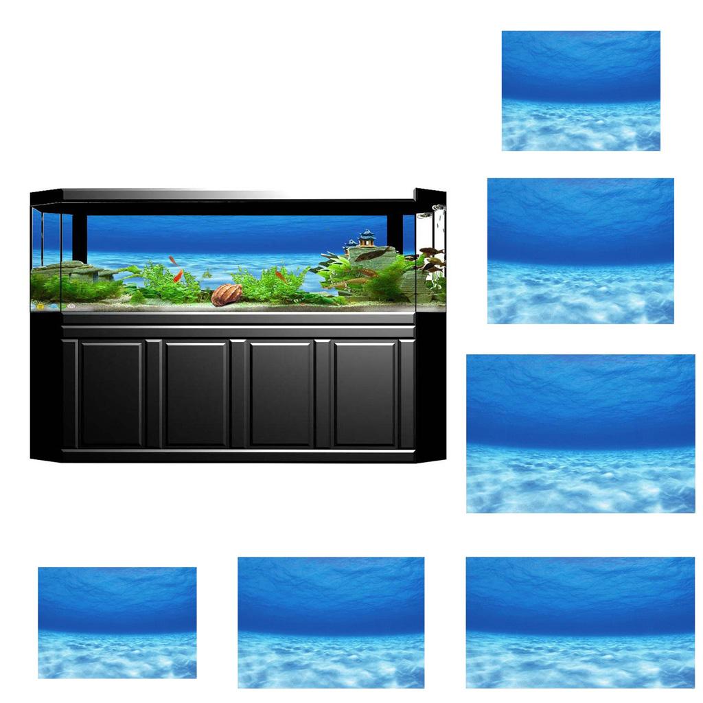 Aquarium Background Easy to Apply and Remove For Aquarium Landscape Decor 122x46cm