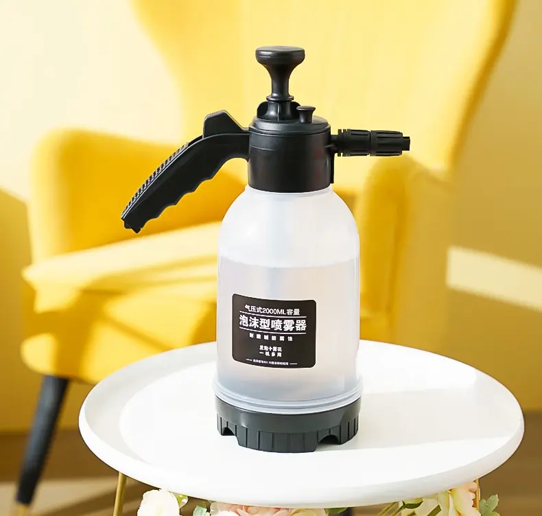 2L small pump pressure garden plastic water bottle car wash foam sprayer