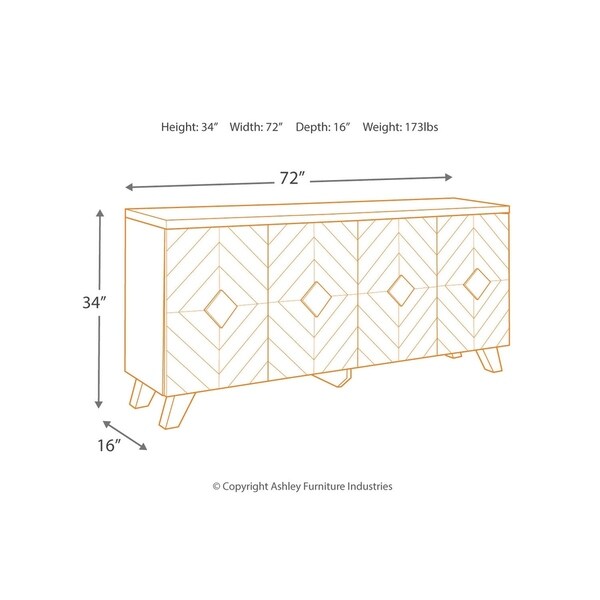 Robin Ridge Brown Contemporary Accent Cabinet