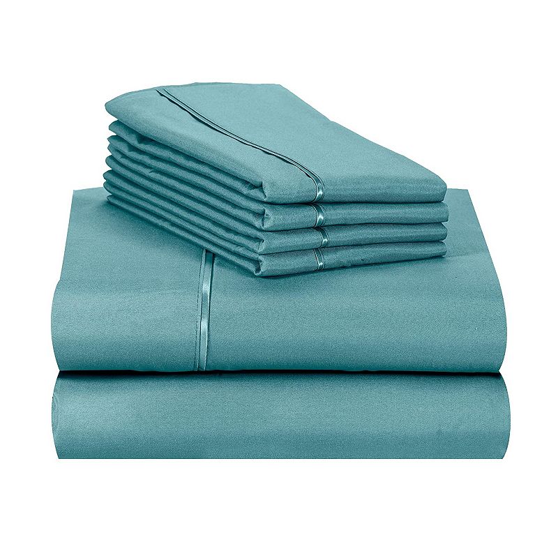 Luxclub's Premium Bed Sheet Set - Silky Soft， Deep Pockets 18， Eco-friendly， Wrinkle-free