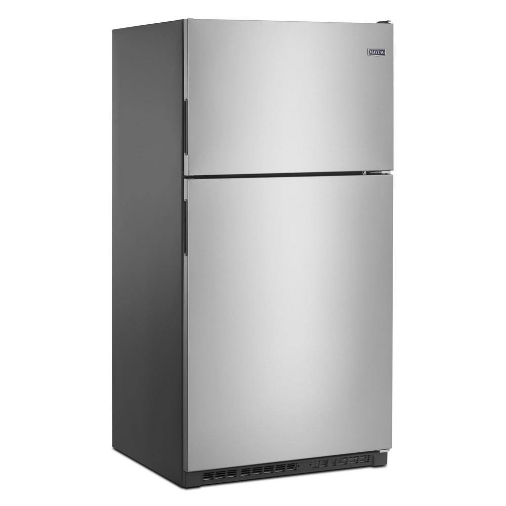 Maytag 21 cu. ft. Top Freezer Refrigerator in Fingerprint Resistant Stainless Steel MRT311FFFZ