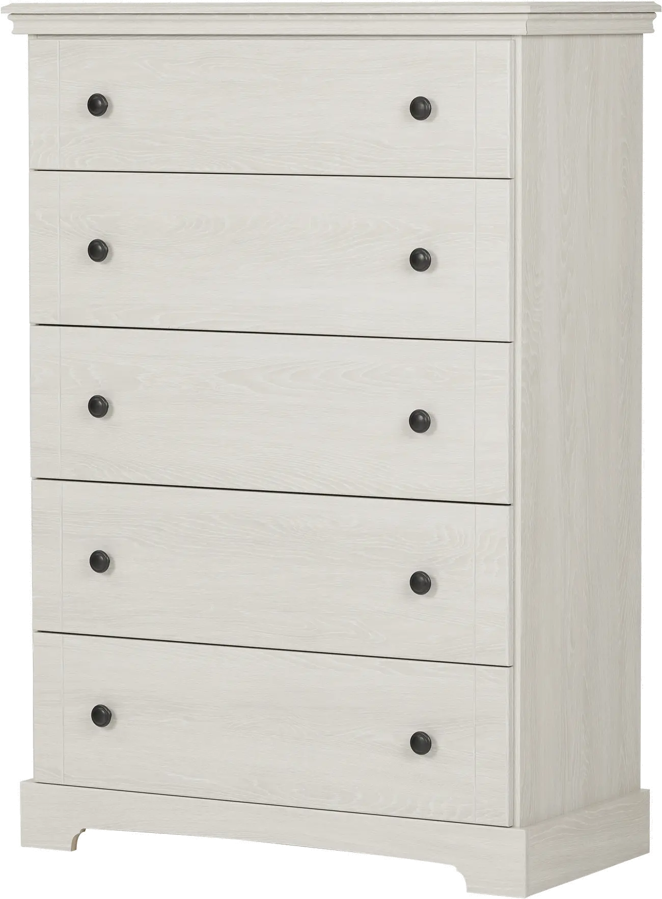 Avilla Winter Oak 5-Drawer Chest - South Shore