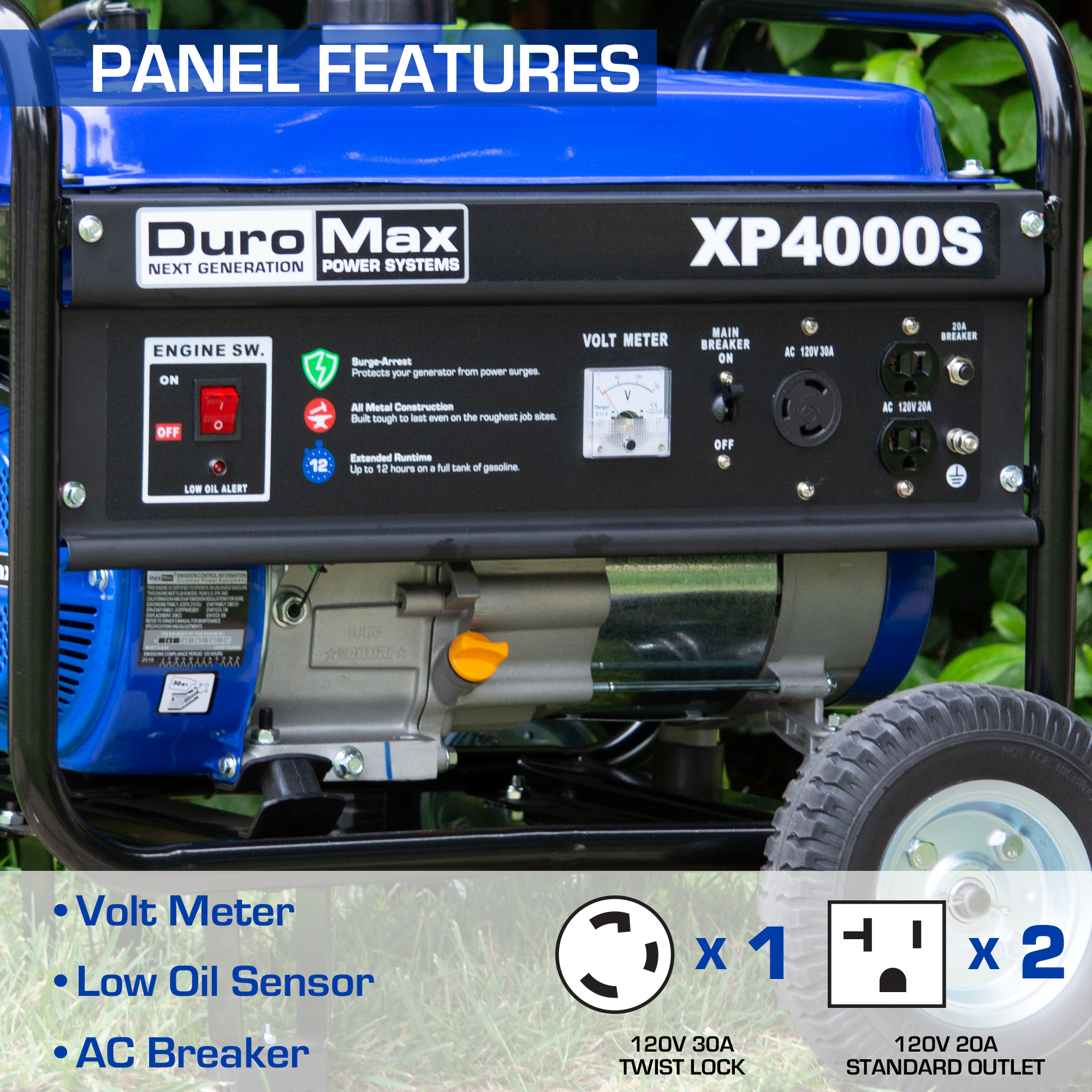 4,000 Watt Gasoline Portable Generator