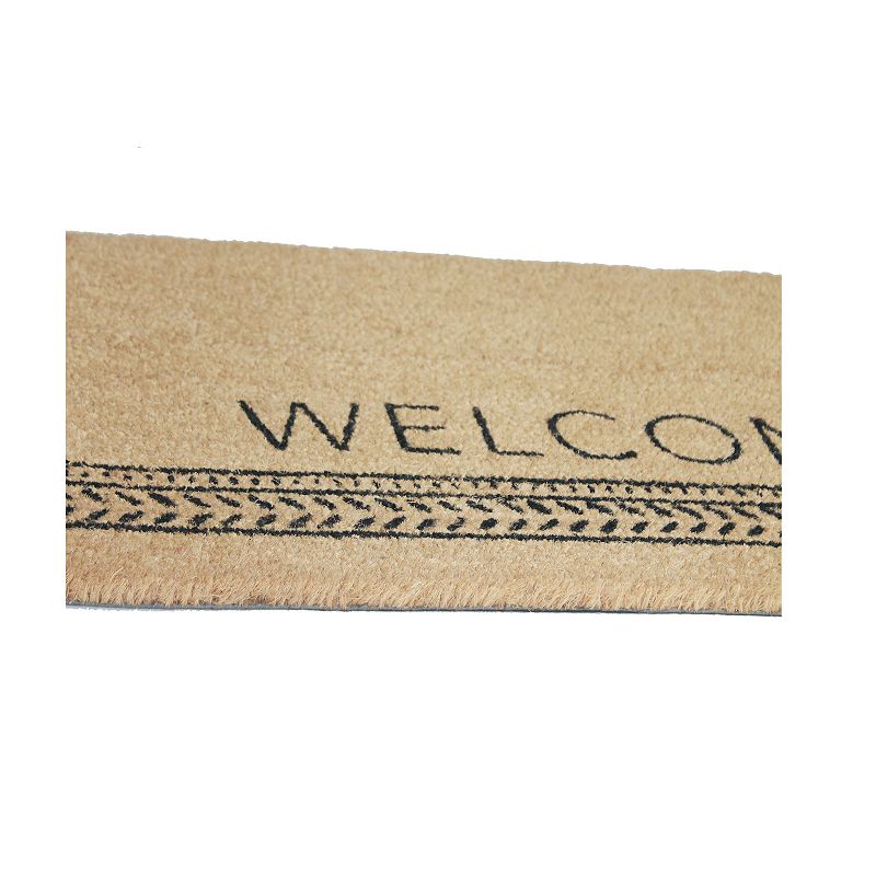 Sonoma Goods For Life® Welcome Geo 18'' x 30'' Coir Doormat