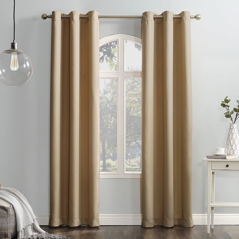 No. 918 1-Panel Montego Casual Textured Grommet Window Curtain