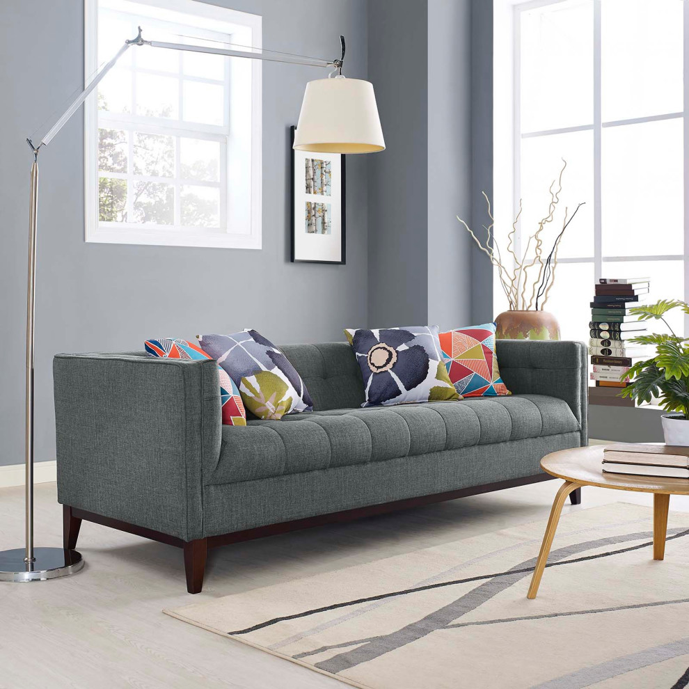 Serve Upholstered Fabric Sofa   Transitional   Sofas   by Beyond Design  ampMore  Houzz