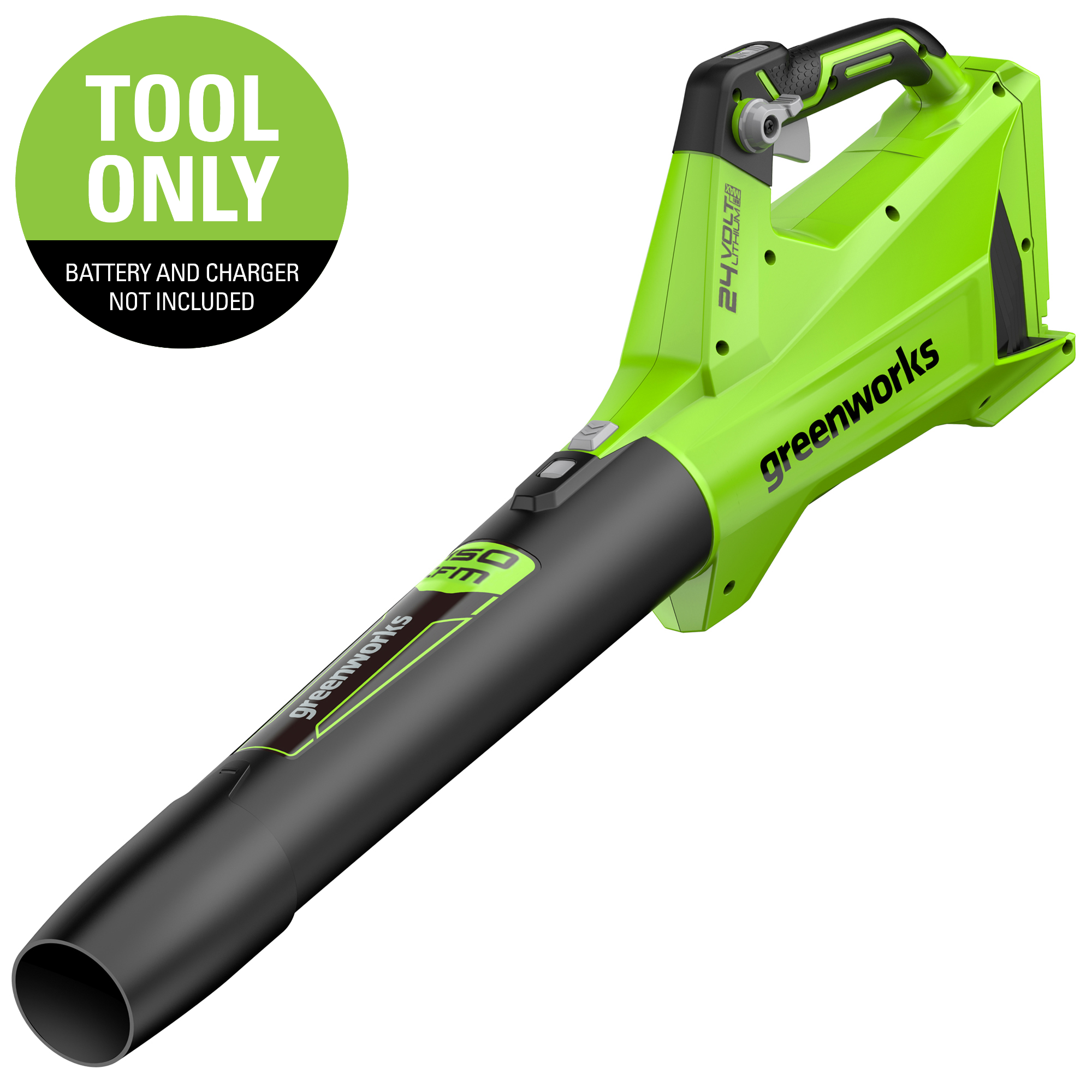 24V 450 CFM Cordless Leaf Blower | Greenworks Tools