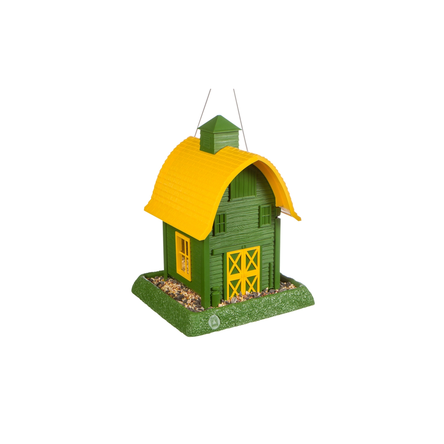 North States Wild Bird 5 lb Plastic Hopper Bird Feeder 4 ports