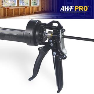 AWF PRO 29 oz. 18:1 Thrust Caulk Gun Vinyl Grip Rotating Barrel AWF 2029