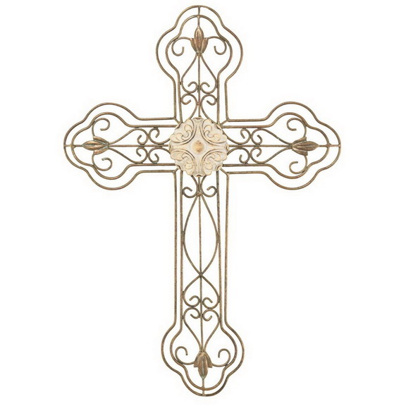 Dicksons MWC 394 Metal Wall Cross Patina Finish 20...