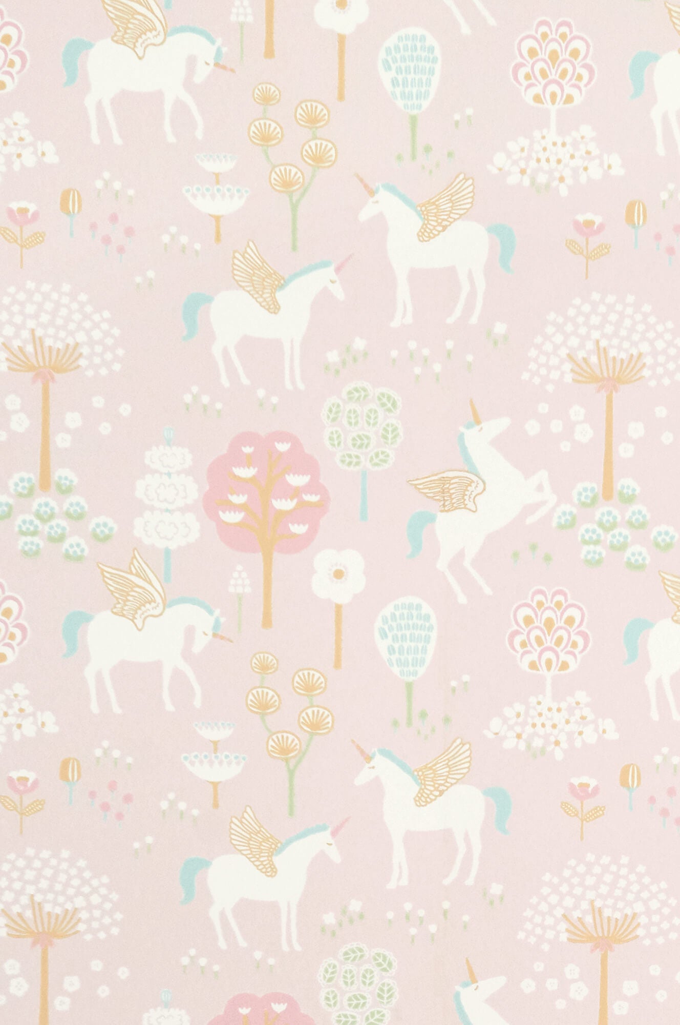 True Unicorns Pink Wallpaper