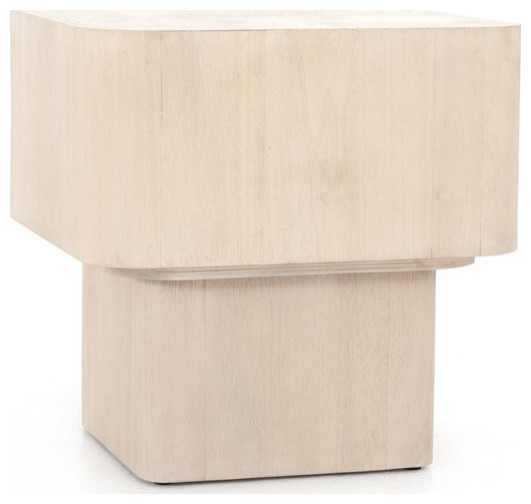 Bibiana End Table Dark Mahogany  Warm Umber Burl   Modern   Side Tables And End Tables   by Virgil Stanis Design  Houzz