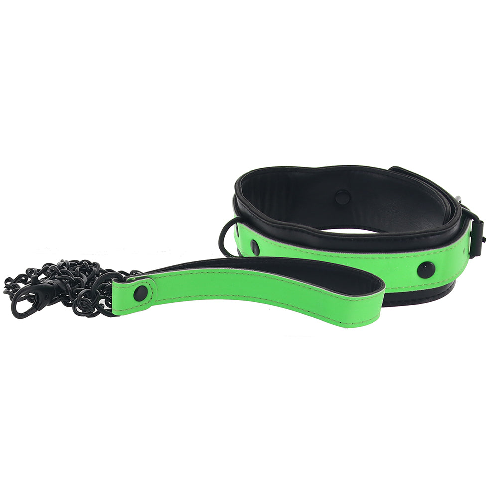 Ouch! Glow In The Dark Collar and Leash