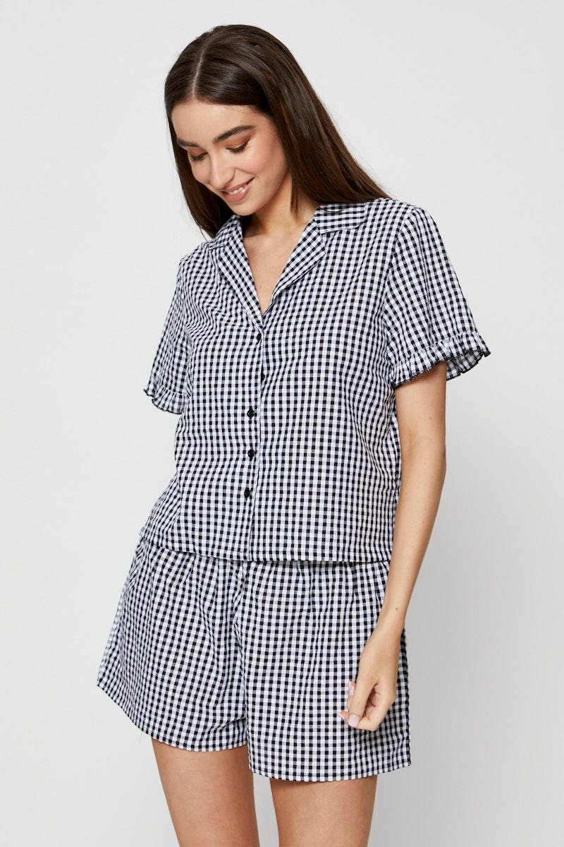 Check Pyjamas Set