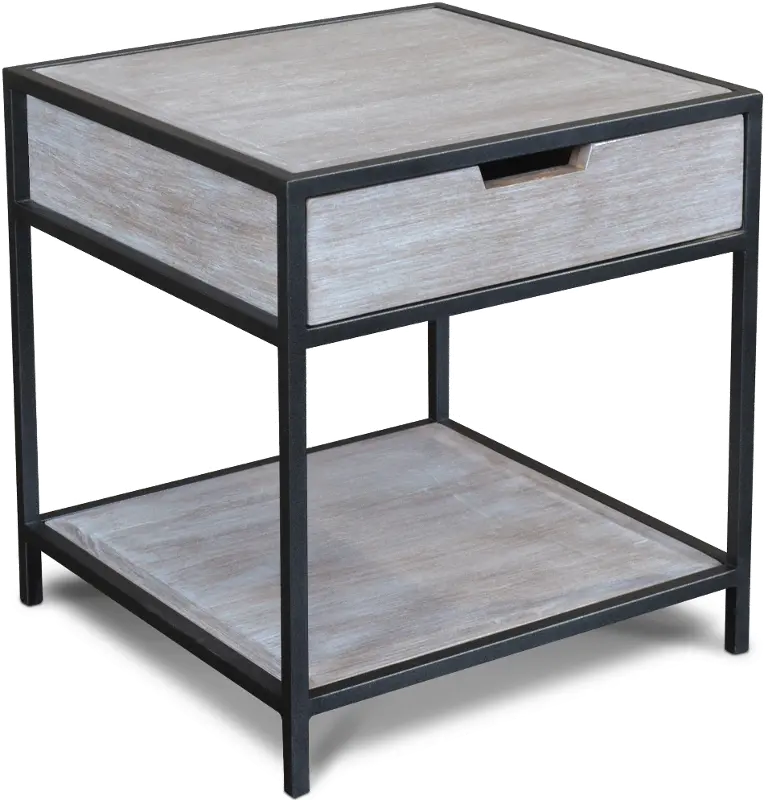 Edgewood Gray End Table