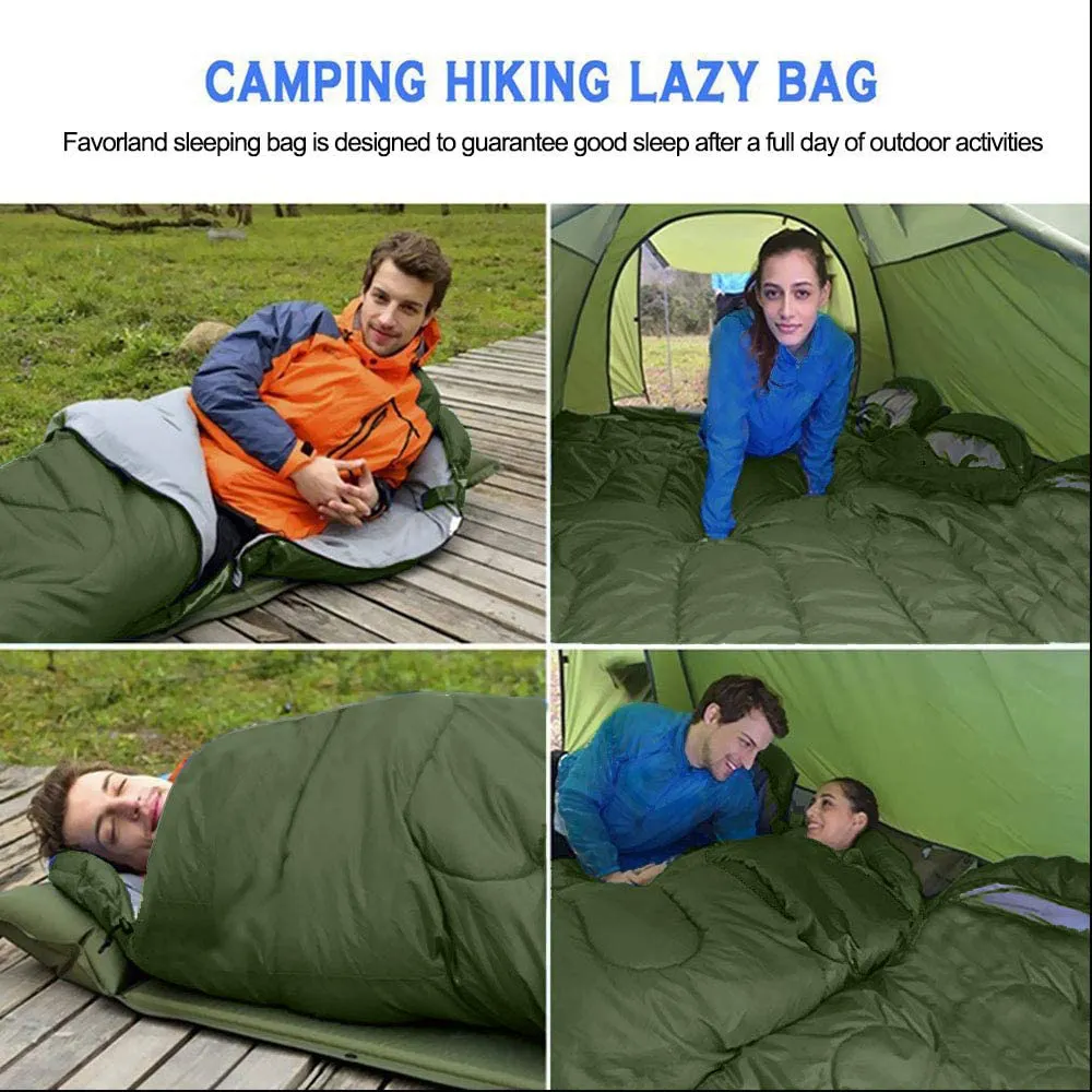 Camping Sleeping Bag Winter Tourist Sleeping Bags Portable Tent Travel Backpacking Folding Bed For Hiking Camping Equipment