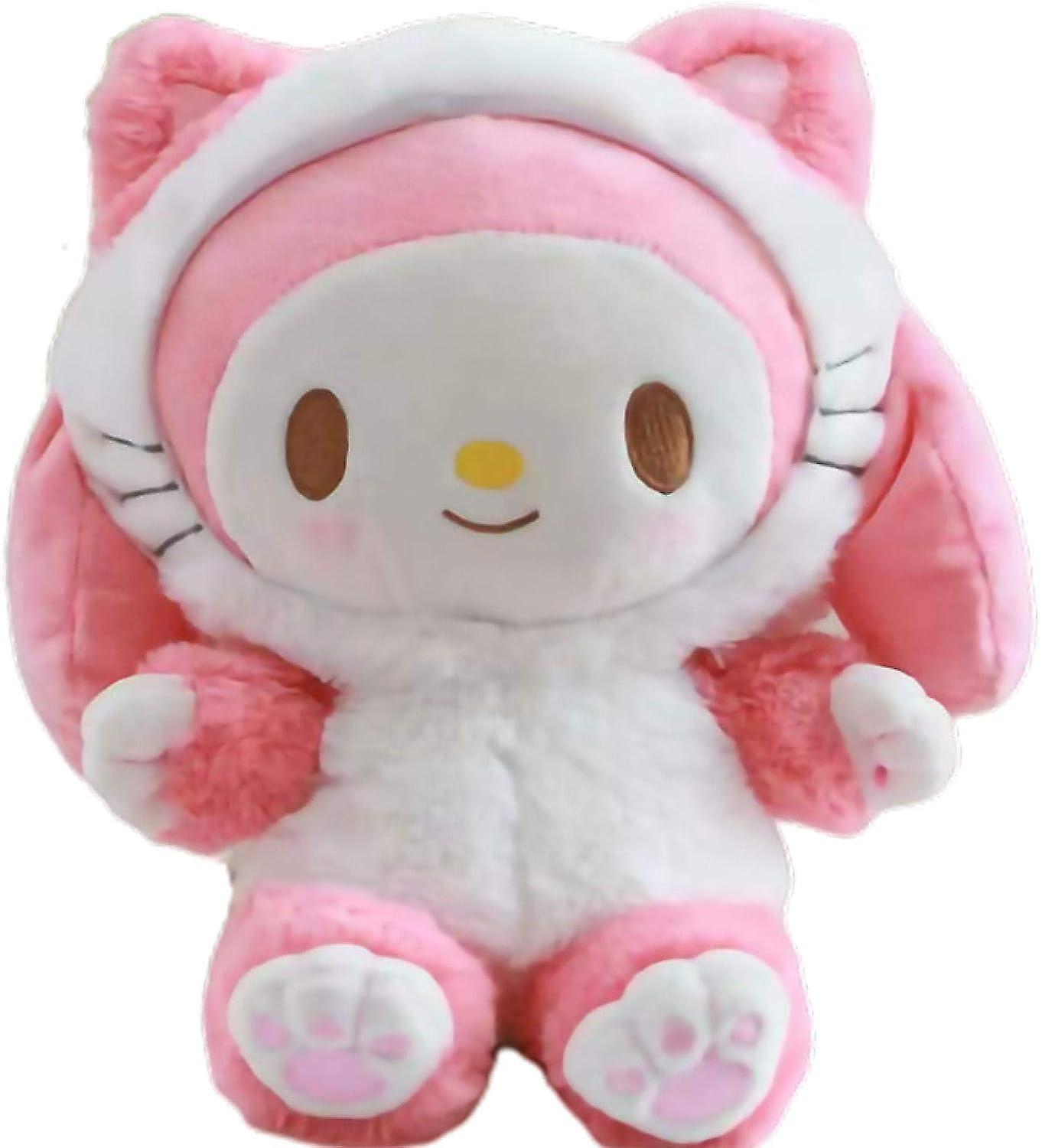 25 Cm My Melody Cinnamorol Kitty Soft Stuffed Plush Dolls Cute Anime Kawali Dogs Cats Decorate Bags Adult Kids Toys Girls Gift C C -