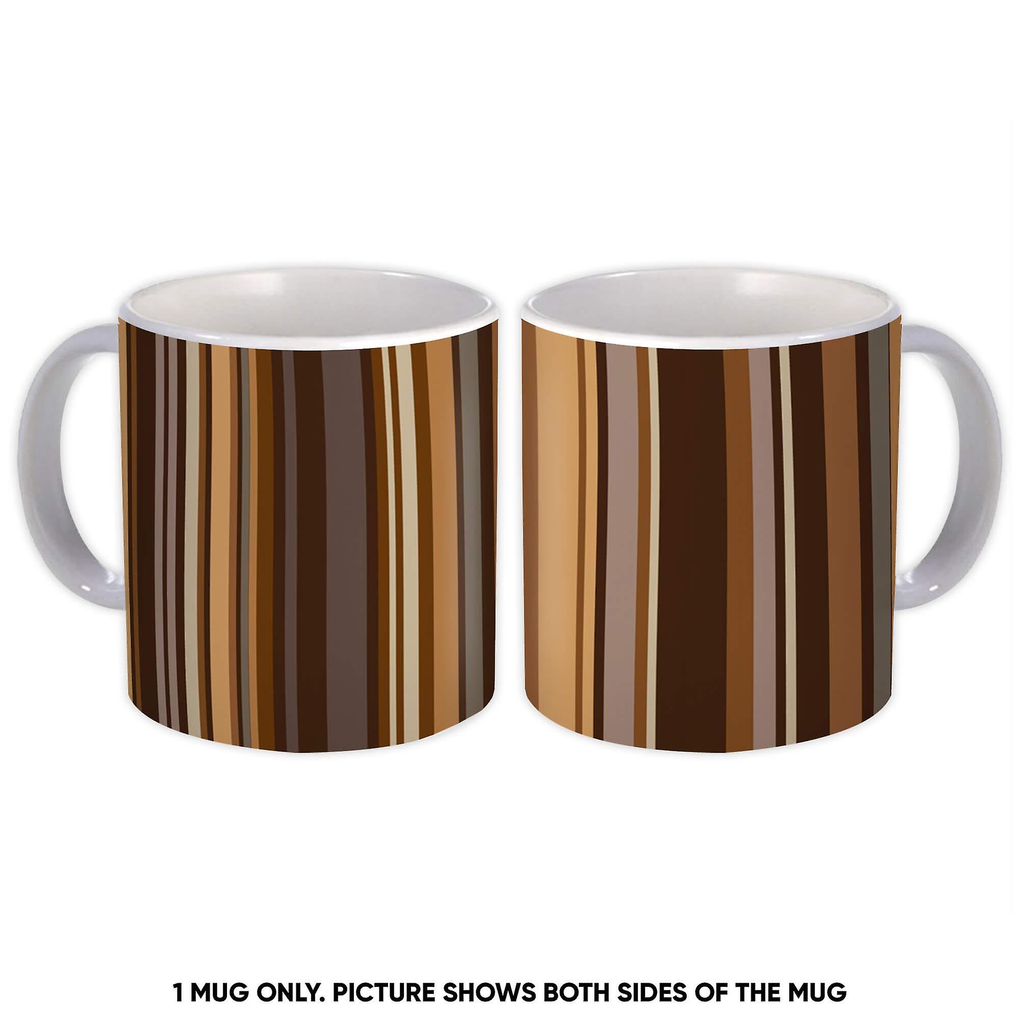 Gift Mug: Abstract Stripes Pattern For