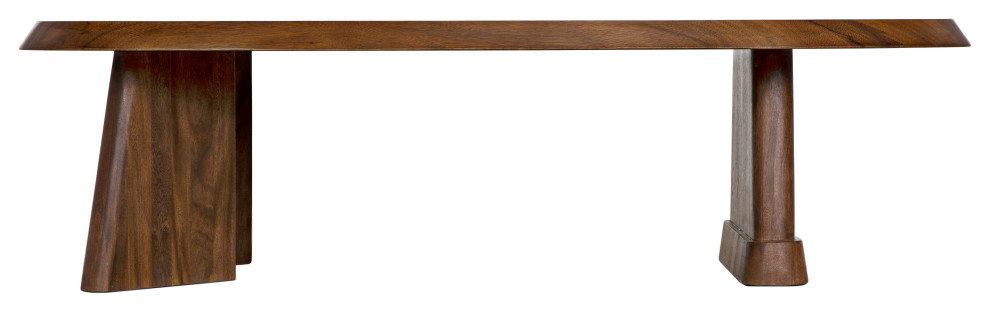 Confucius Coffee Table  Dark Walnut   Rustic   Coffee Tables   by Noir  Houzz