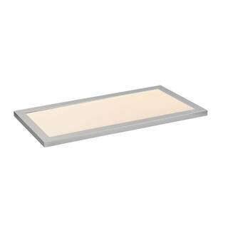 Maxim Lighting Sky 11.75 in. Brushed Aluminum Integrated LED Flushmount Light 57762WTAL