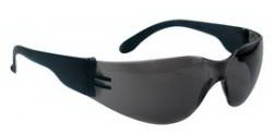 SAS Safety Corp Crickets Blk Temple Gray Lens