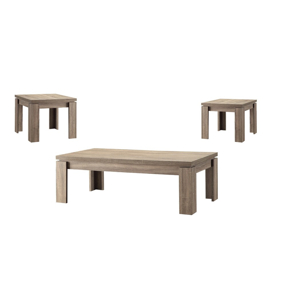 Coaster Furniture Cain 3 piece Occasional Table Set