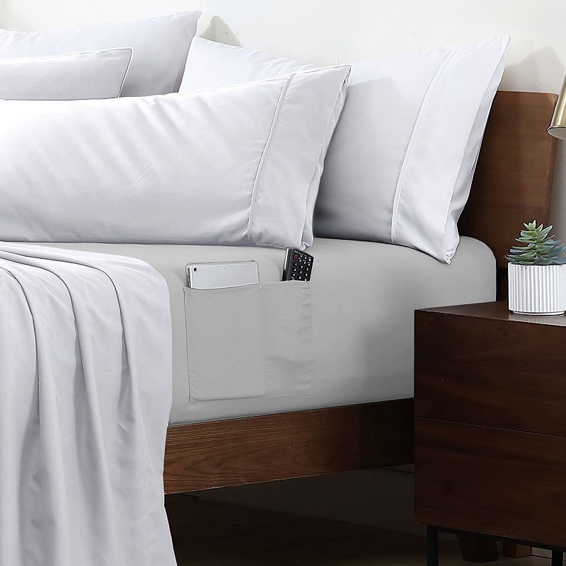 Swift Home Smart Storage 2-Pocket Fitted Sheet