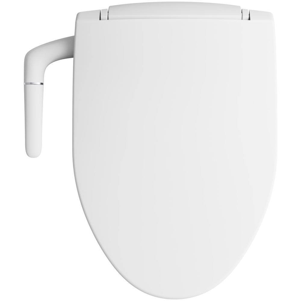 KOHLER Puretide Non- Electric Bidet Seat for Elongated Toilets in White K-5724-0