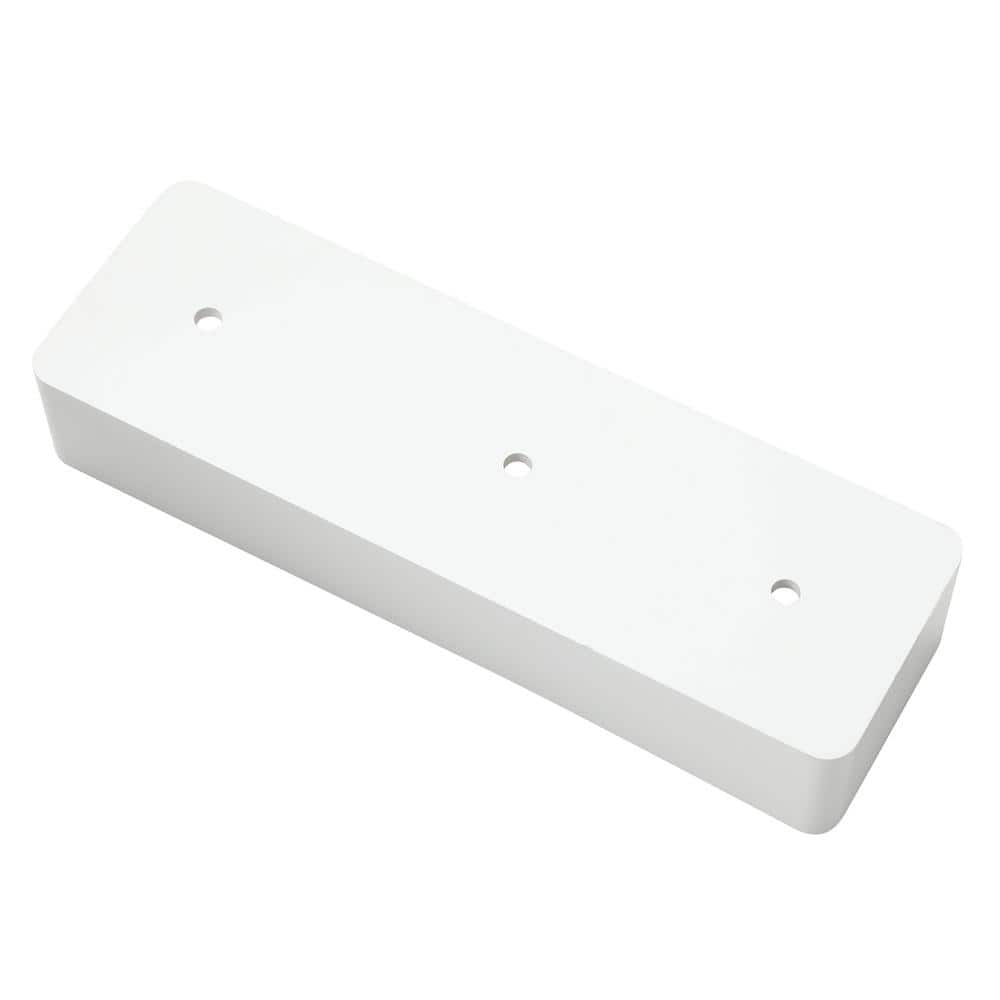 Barrette Outdoor Living Transition Fence Bracket White for 2 in. x 7 in. Rail 73025555